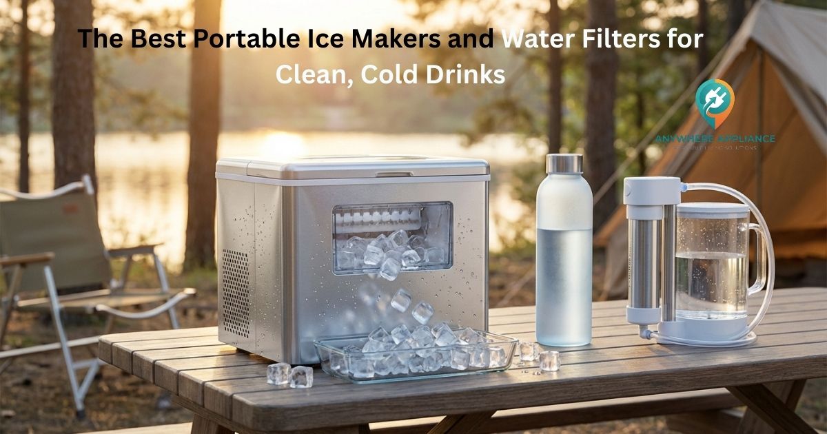 KILIG Portable Ice Maker – 12kg/Day, Fast Bullet Ice, Self-Cleaning (Black)