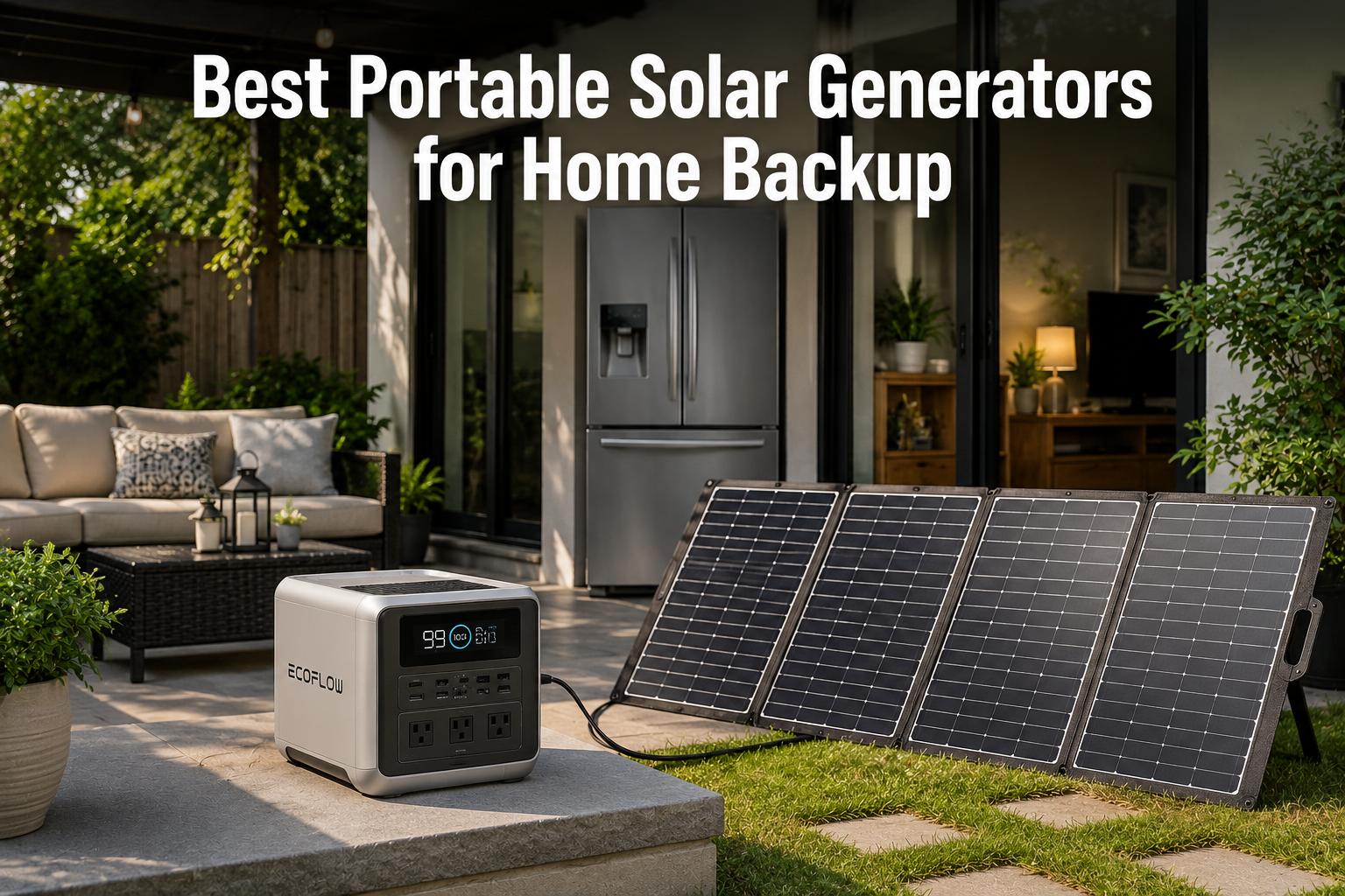 Best Portable Solar Generators for Home Backup